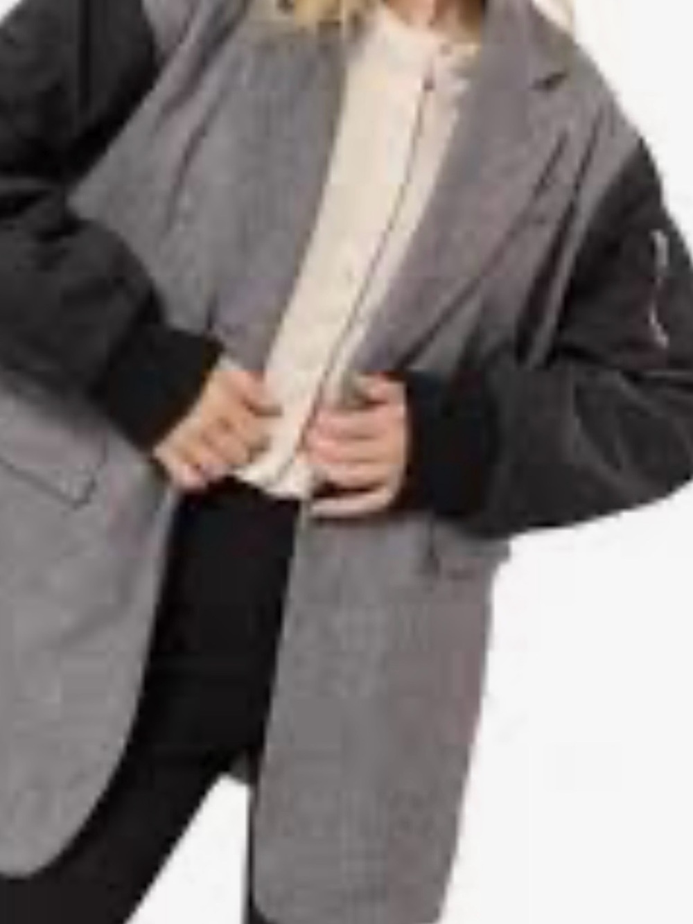 Women’s HYFVE  Gray Two-Tone  blazer/ Jacket
